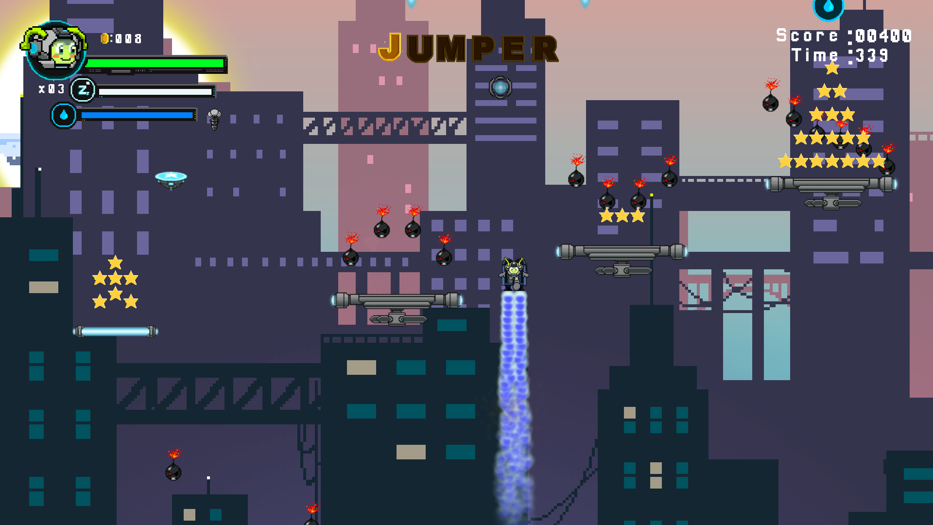 Jumper Starman Scape From the Blue Planet Screenshot